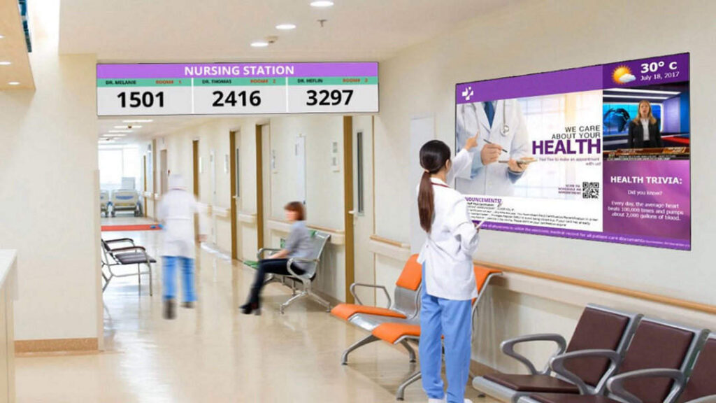 Ospedali e strutture sanitarie digital signage1
