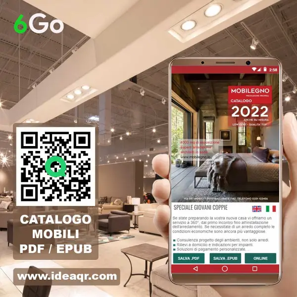 Catalogo mobili con qrcode