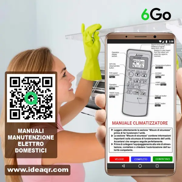 Manuali elettrodomestici con qrcode