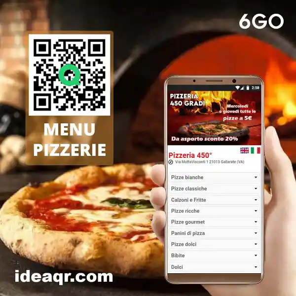 menu qr code pizzeria-ideaqr.com